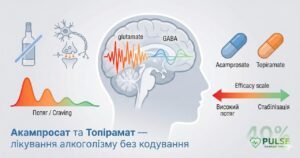 Акампросат та Топірамат: лікування алкоголізму без кодування