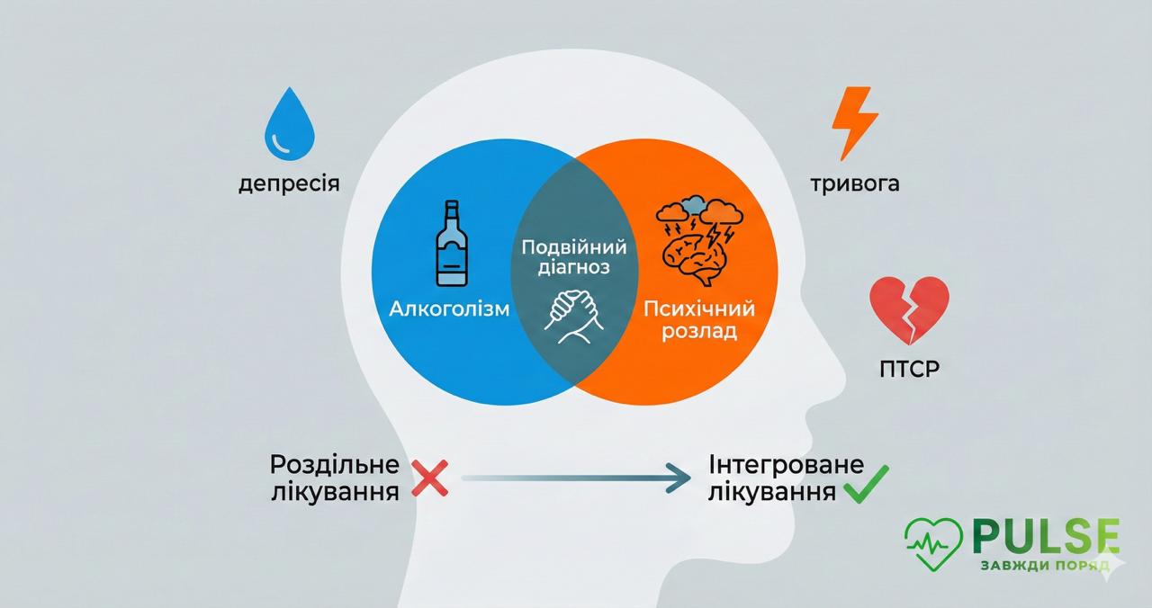 Комплексный подход к лечению "Двойного диагноза" (Алкоголизм + Тревога/Депрессия/ПТСР)